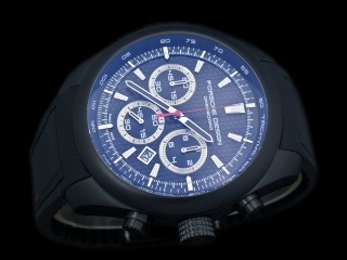 porsche design p6612 quartz chronograph pvd men watch