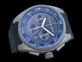 porsche design quartz chronograph sandblast mens watch