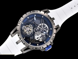 bbr factory roger dubuis excalibur skeleton flying tourbillon mens watch