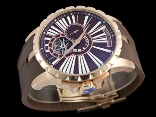 roger dubuis excalibur flying tourbillon mens watch