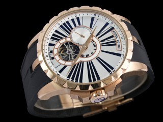 roger dubuis excalibur flying tourbillon mens watch