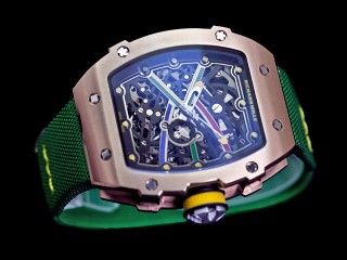 richard mille rm67 nato strap automatic mens watch