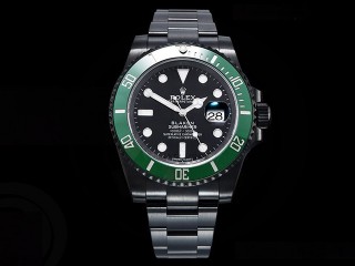 rolex submariner blaken date 116610 automatic mens watch
