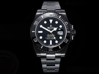 rolex submariner blaken date 116610 automatic mens watch