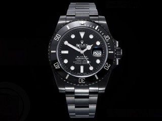 rolex submariner blaken date 116610 automatic mens watch
