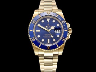 clean factory rolex submariner 116618lb automatic movement mens watch
