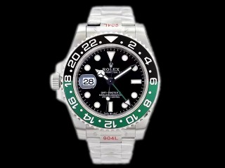 rolex gmt-master ii left-handed 126720vtnr sprite green black automatic men watch