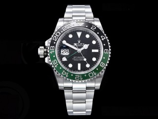 clean factory rolex gmt-master ii 126720vtnr sprite green black automatic men watch