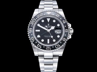 rolex gmt-master ii 126710grnr bruce wayne with grey black bezel automatic mens watch