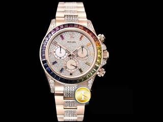 rolex daytona 116595 rbow automatic chronograph mens watch