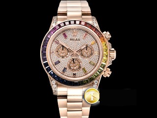 rolex daytona 116595 rbow automatic chronograph mens watch