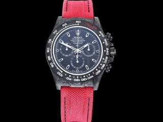 rolex daytona diw red black forged carbon edition mens watch