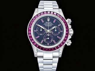 rolex daytona 126599tru with red ruby bezel mens watch