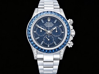 rolex daytona 126599tsa with blue sapphire bezel mens watch