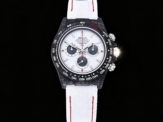rolex daytona diw speedster white black carbon quartz edition mens watch