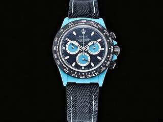 rolex daytona diw emerald black carbon quartz edition mens watch