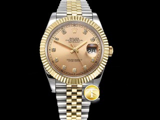 gmf factory rolex datejust 41mm 18k two tone wrapped version 3235 automatic mens watch 