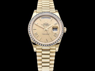 rolex daydate 40mm 904l automatic mens watch
