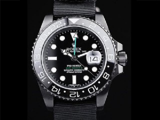 rolex pro hunter gmt master ii pvd black ceramic bezel automatic mens watch