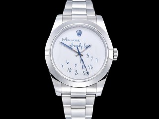 rolex milgauss mad paris who cares edition automatic mens watch