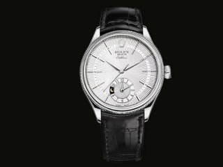 rolex cellini 50529 dual time automatic man watch