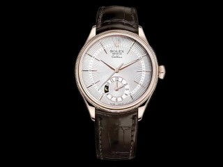 rolex cellini 50525 dual time automatic man watch