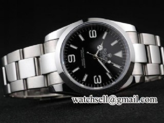 rolex explorer mens automatic watch-114270