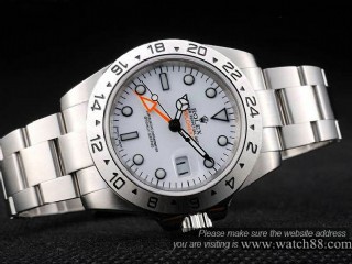 rolex explorer ii mens automatic gmt watch