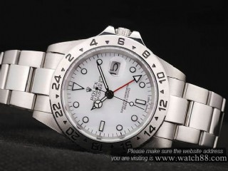 rolex explorer ii mens automatic gmt watch