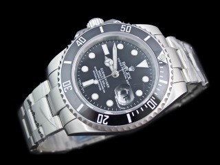 rolex submariner left hand ceramic bezel automatic mens watch