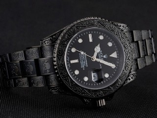 rolex submariner skull limited edition automatic mens watch