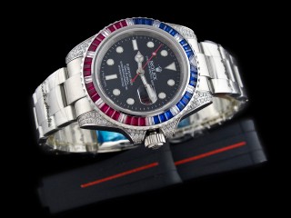 rolex submariner diamond bezel automatic mens watch