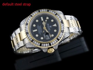 rolex submariner diamond bezel automatic mens watch