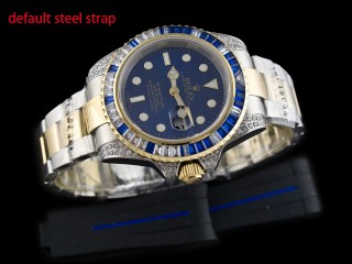 rolex submariner diamond bezel automatic mens watch