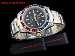 rolex submariner diamond bezel automatic mens watch