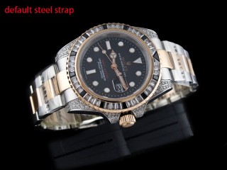 rolex yachtmaster diamond bezel automatic mens watch