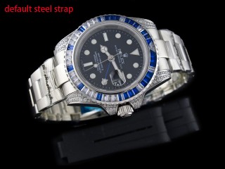 rolex gmt master ii diamond bezel automatic mens watch