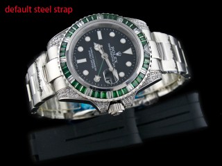 rolex gmt master ii diamond bezel automatic mens watch