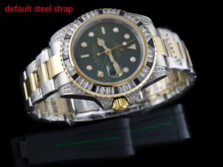rolex gmt master ii diamond bezel automatic mens watch