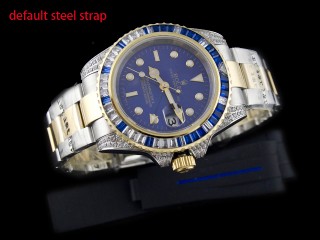 rolex gmt master ii diamond bezel automatic mens watch