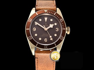 tudor heritage black bay bronzo basel man watch