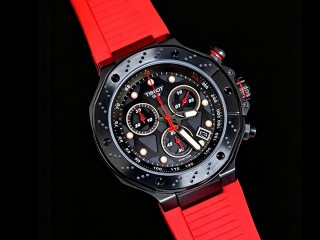 tissot t-race 45mm quartz chronograph mens watch