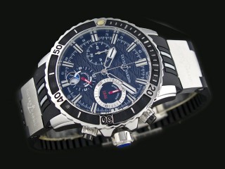 ulysse nardin maxi marine diver quartz chronograph watch