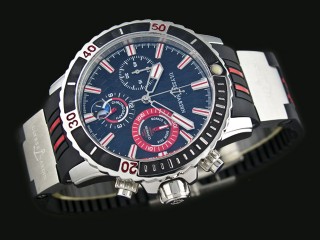 ulysse nardin maxi marine diver quartz chronograph watch