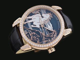 ulysse nardin classico enamel horse watch