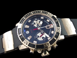 ulysse nardin maxi marine diver chronograph mens watch 