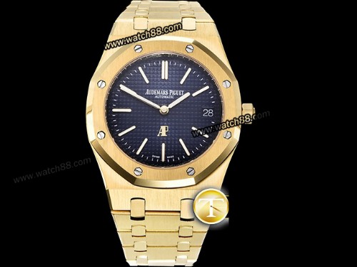 Audemars Piguet Jumbo Extra Thin 15202 Blue Automatic Man Watch,AP-02144