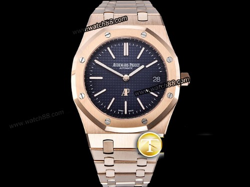 Audemars Piguet Jumbo Extra Thin 15202 Blue Automatic Man Watch,AP-02145
