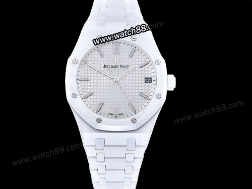 Audemars Piguet Royal Oak 15500 White Ceramic Automatic Man Watch,AP-02303