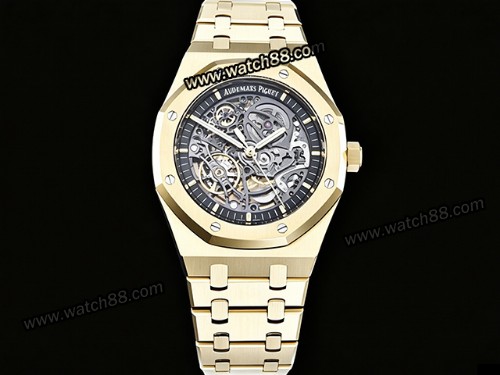 Audemars Piguet Royal Oak Double Balance Wheel Openworked 15407BA Automatic Man Watch,AP-02343